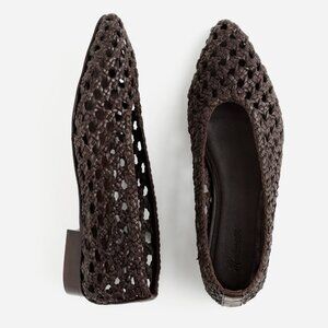 Madewell Ruth Ballet Flat in Woven Leather